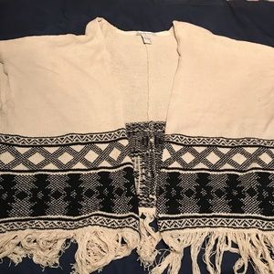 American Rag Poncho striped sweater (Size S)